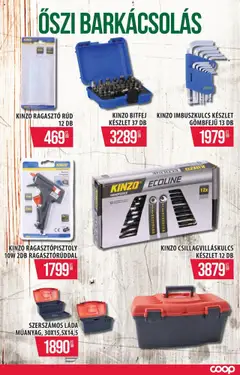 COOP Szolnok akciós ujság - amely érvényes a következő dátumtól: 11.09.2025 | Oldal: 12 | Termékek: Ragasztó, Ragasztópisztoly