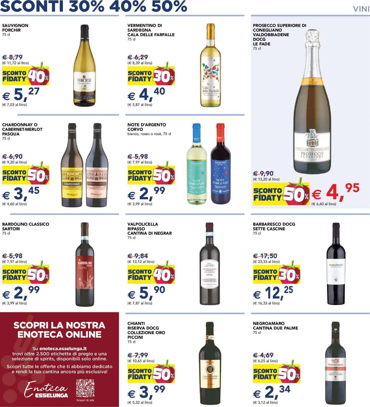 Volantino Esselunga S del 17.11.2025 | Pagina: 7 | Prodotti: Prosecco, Enoteca