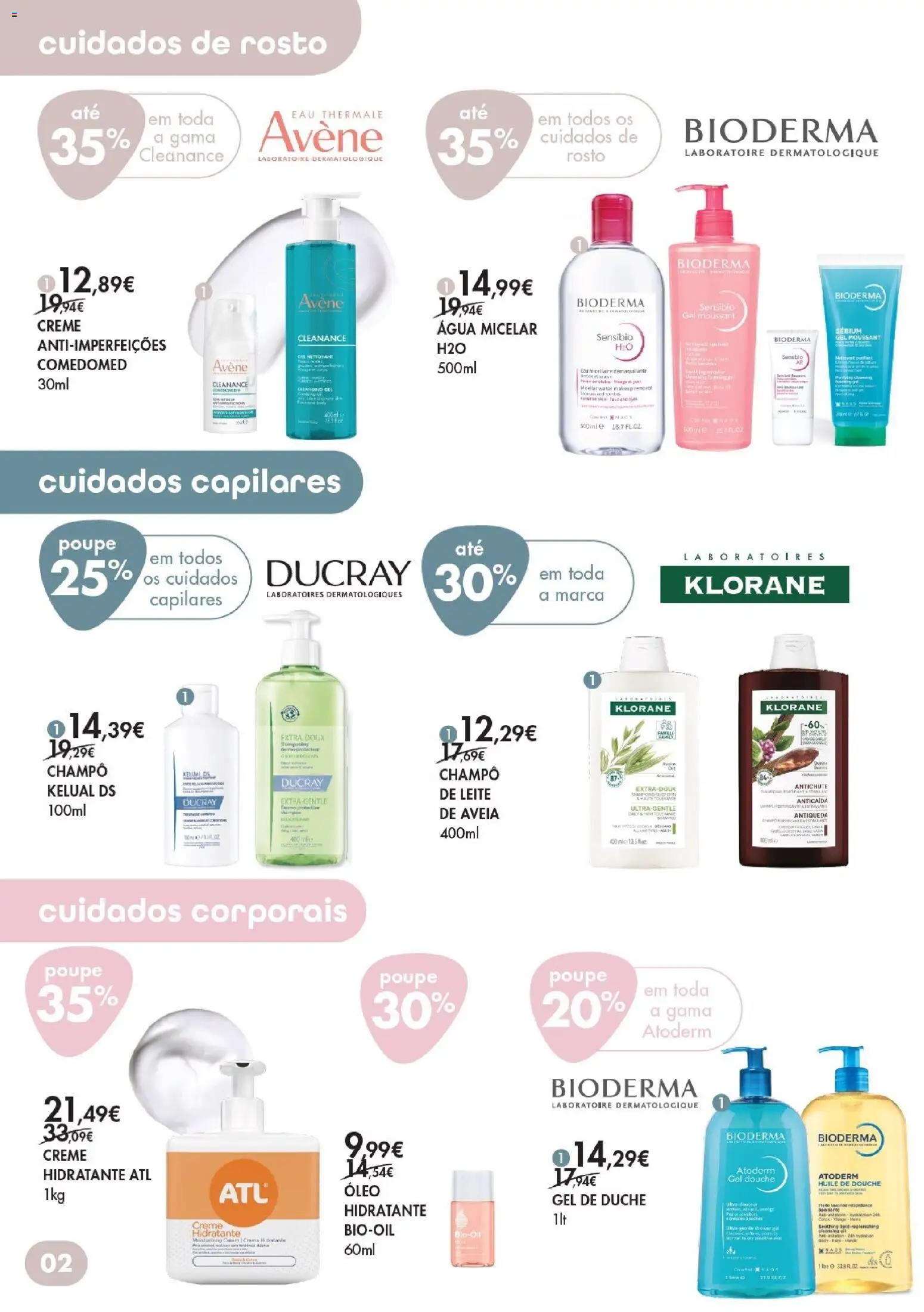 Pingo Doce Bem Estar Mulher Madeira │ válido de 03.03.2026 | Página: 2 | Produtos: Agua, Água micelar, Leite, Óleo