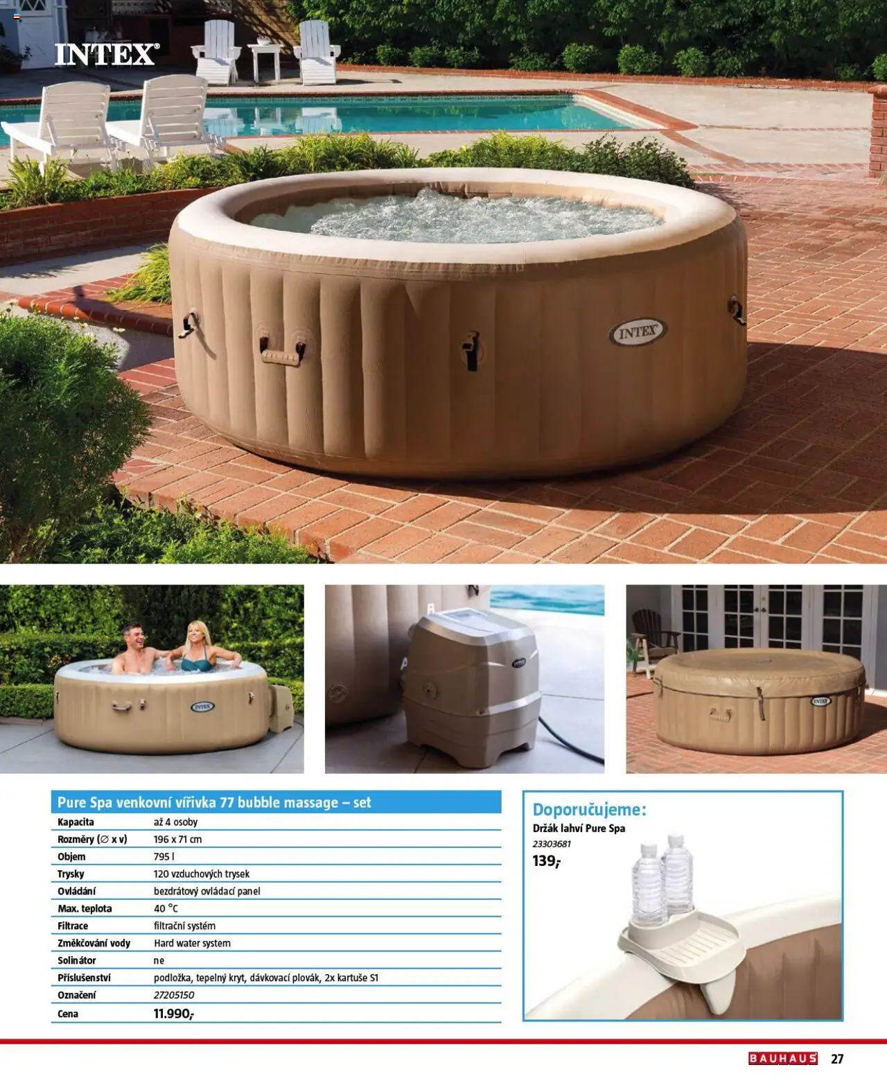 Bauhaus katalog Bazény a vířivky od 26.06.2025 | Strana: 27 | Produkty: Vířivka
