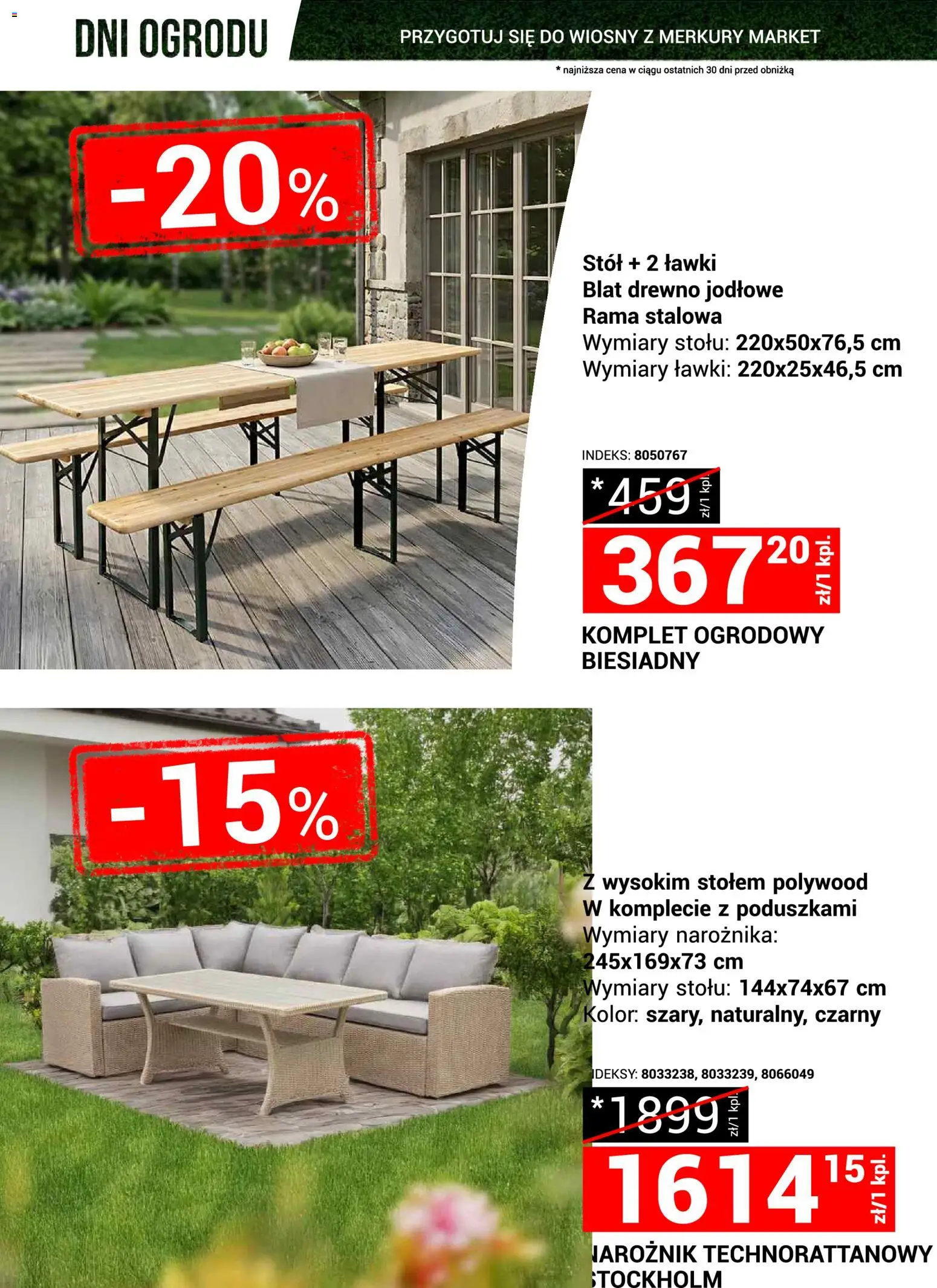 Merkury Market gazetka - Przygotuj się do wiosny od 21.03.2026 | Strona: 16 | Produkty: Stół