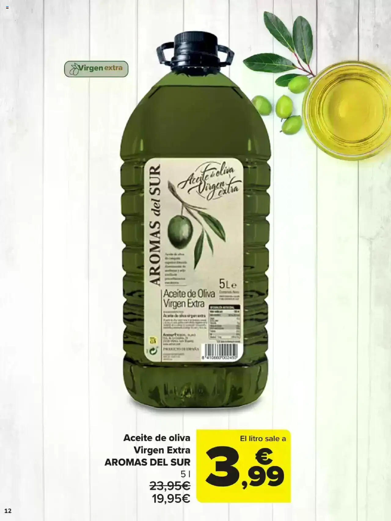 Carrefour folleto │ válido desde el 08.08.2025 | Página: 12 | Productos: Aceite, Aceite de oliva, Aceite de oliva virgen extra