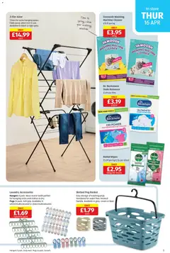 Preview of Aldi - Weekly offers UK Specialbuys valid from 16.04.2026 | Page: 5 | Products: Stain remover, Socks, Washing machine, Lemon