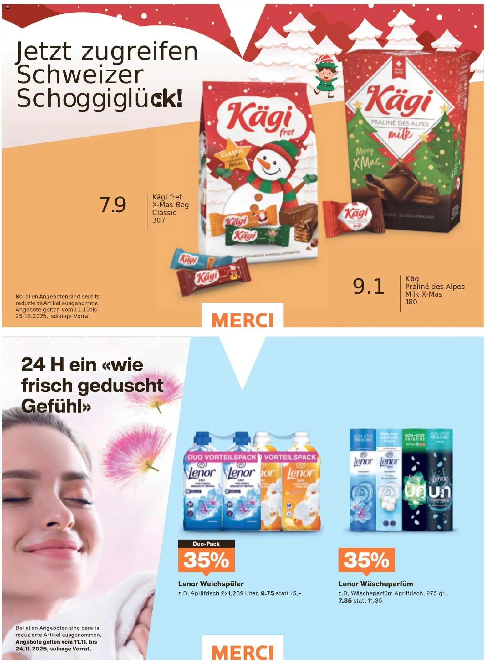 Migros Magazin – gültig ab 10.11.2025 | Seite: 54 | Produkte: Weichspüler