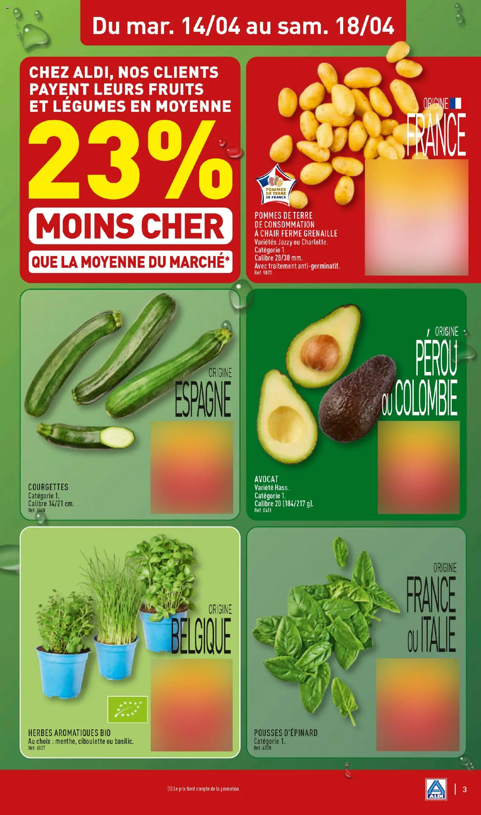 {H1} | Page: 5 | Produits: Avocat, Pommes, Pommes de terre