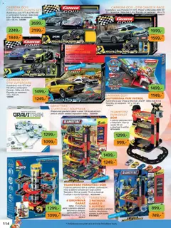 Náhled letáku Dráčik leták od 03.10.2025 | Strana: 114 | Produkty: Parkovací dům, Autodráha, Karty
