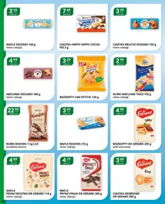 Eurocash Gazetka od 25.08.2025 | Strona: 32 | Produkty: Wafelki, Czekolada, Ciastka, Rurki waflowe