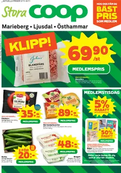 Coop Forum - Örebro - Förhandsvisning av reklamblad från butik Coop Forum aktuell från 03.11.2025