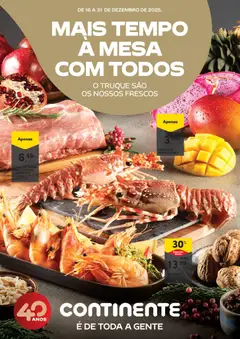 Pré-visualização Continente - Frescos: Mais tempo à mesa com todos válido de 16.12.2025