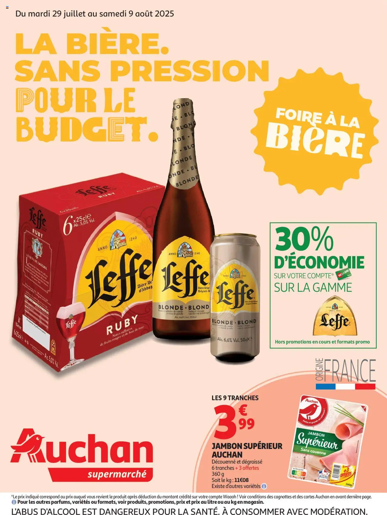  | Page: 1 | Produits: Jambon, Bière