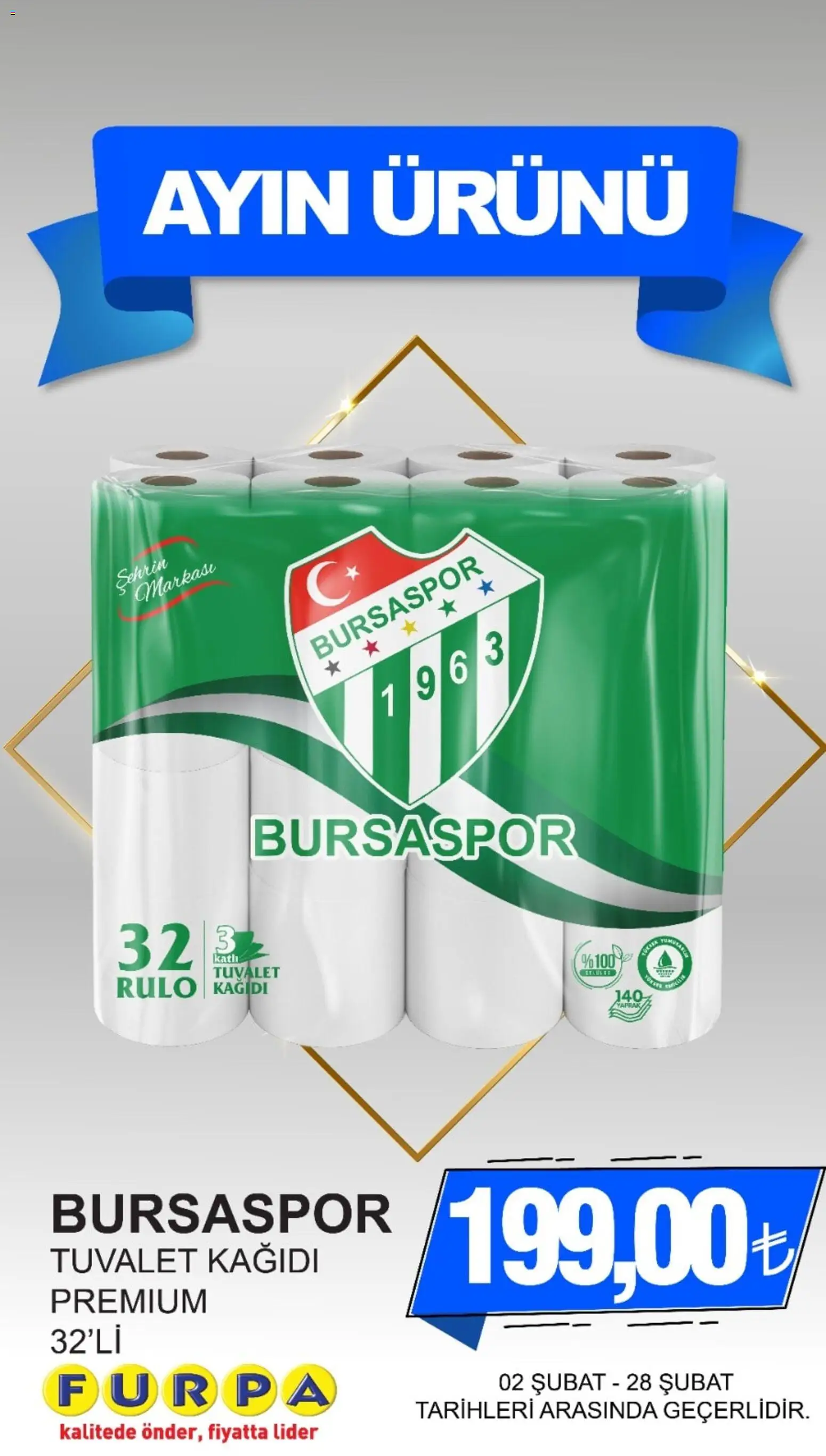 Furpa Katalog Ayın Ürünleri - 02.02.2026 tarihinden itibaren geçerlidir | Sayfa: 6 | Ürünler: Tuvalet, Tuvalet kağıdı
