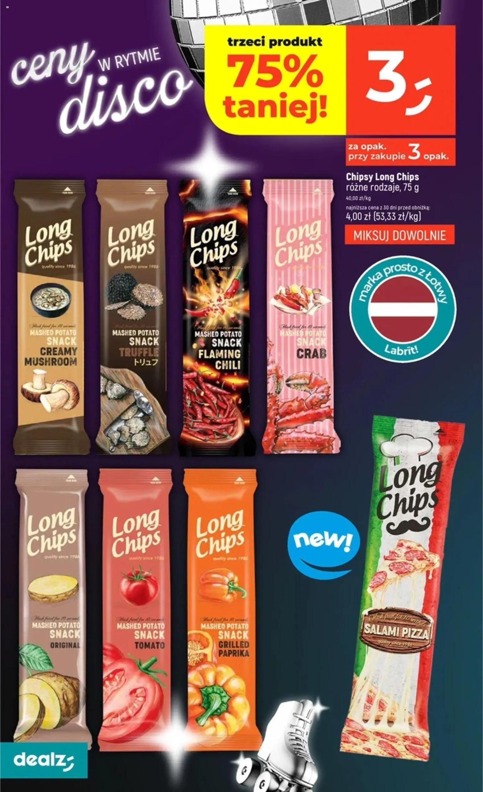 Dealz Gazetka od 27.12.2025 | Strona: 2 | Produkty: Chili, Chipsy, Salami, Pizza