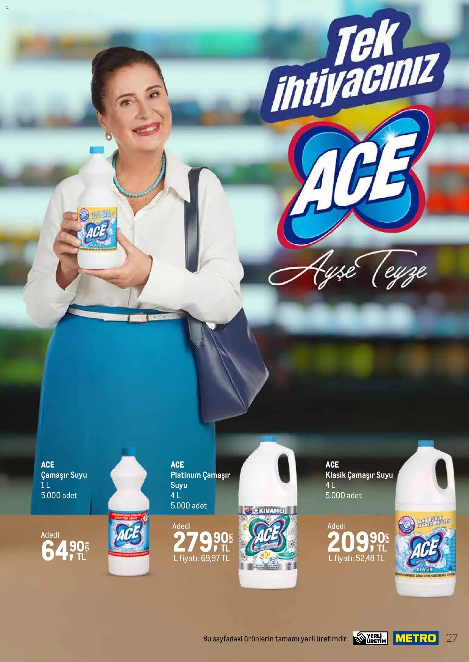 Metro - Temizlik | Kişisel bakım - 01.03.2026 tarihinden itibaren geçerlidir | Sayfa: 27