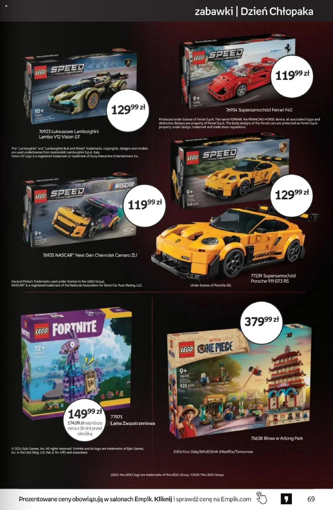 Empik promocje od 10.09.2025 | Strona: 69 | Produkty: Lego, Body