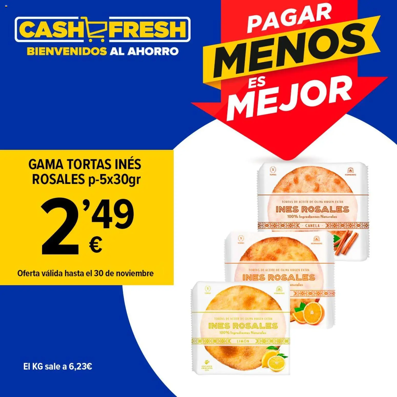 Cash Fresh folleto │ válido desde el 03.11.2025 | Página: 1 | Productos: Κρεμάστρα, Aceite, Aceite de oliva, Aceite de oliva virgen extra