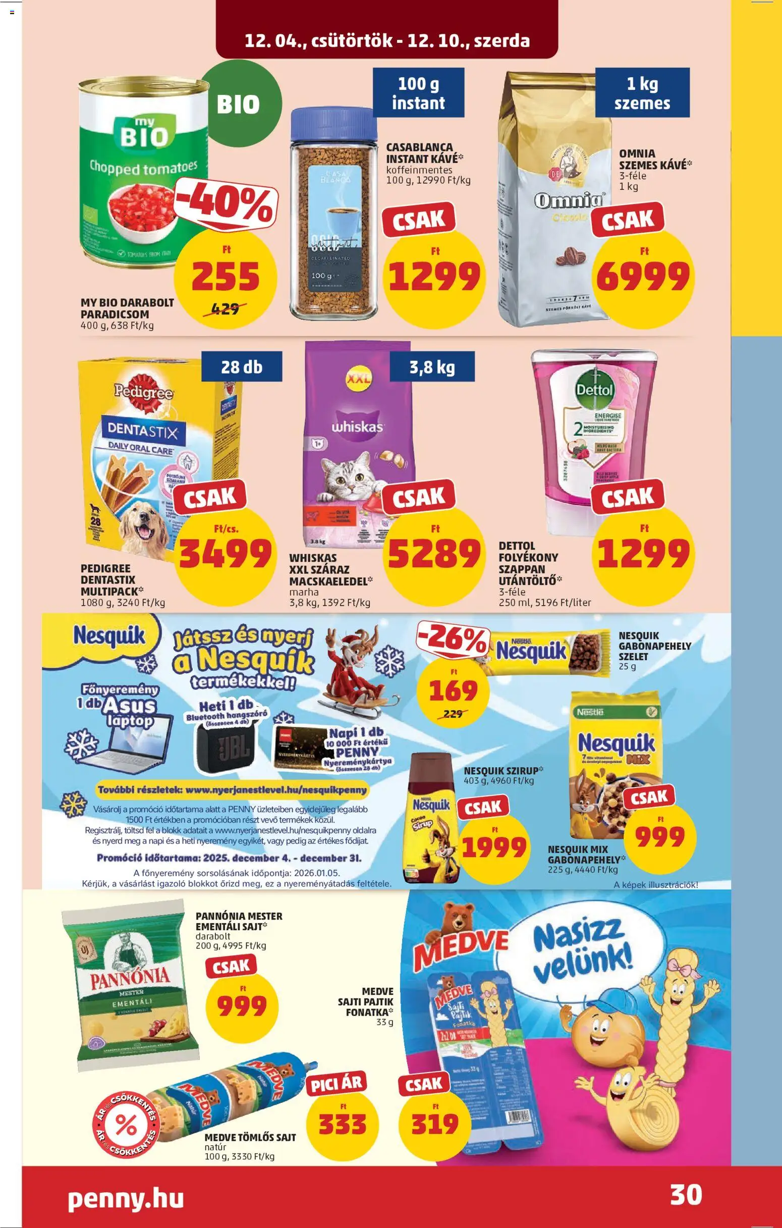 PENNY akciós ujság - amely érvényes a következő dátumtól: 04.12.2025 | Oldal: 34