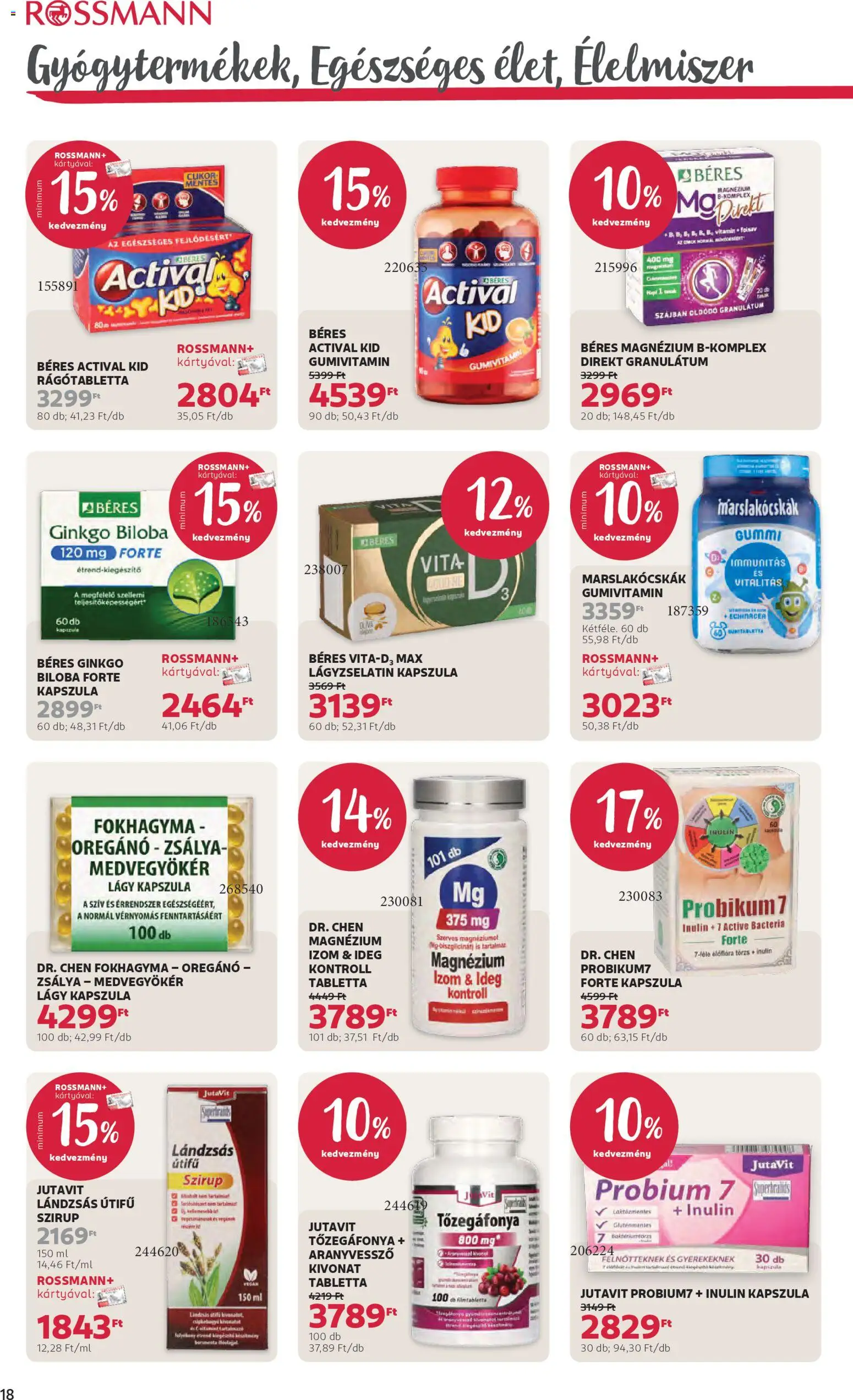 Rossmann akciós ujság - amely érvényes a következő dátumtól: 16.02.2026 | Oldal: 22