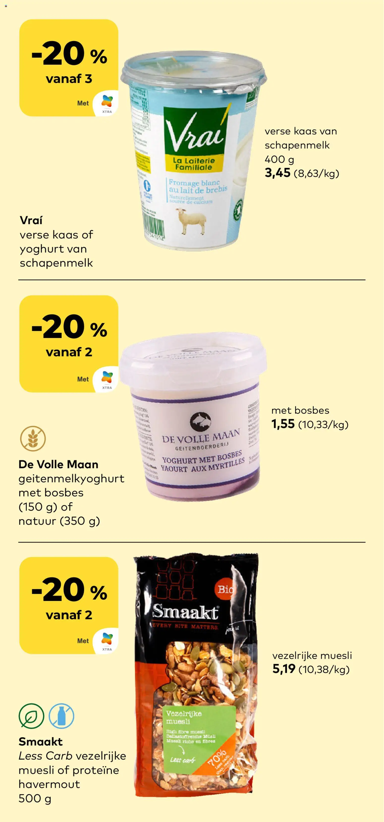 {H1} | Pagina: 6 | Producten: Kötél, Muesli, La, Yoghurt