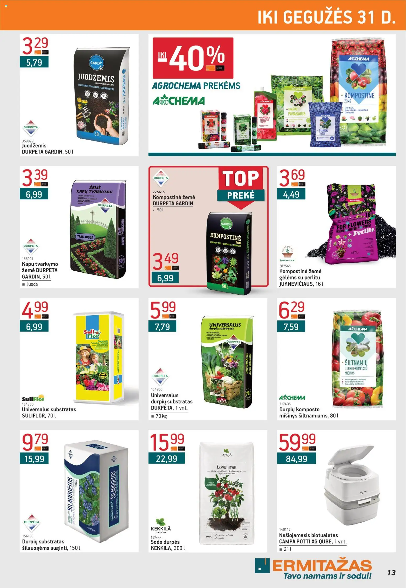 ERMITAŽAS akcijos nuo 04.05.2026 | Puslapis: 13
