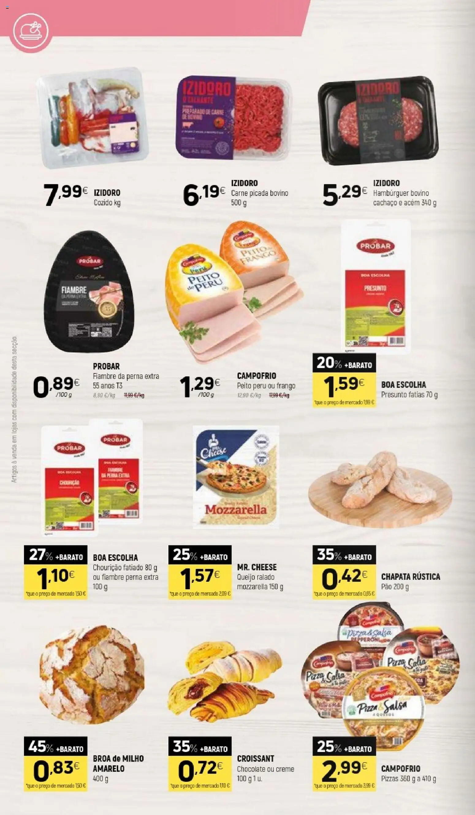 Coviran - folheto │ válido de 27.01.2026 | Página: 2 | Produtos: Hambúrguer, Queijo, Chocolate, Presunto