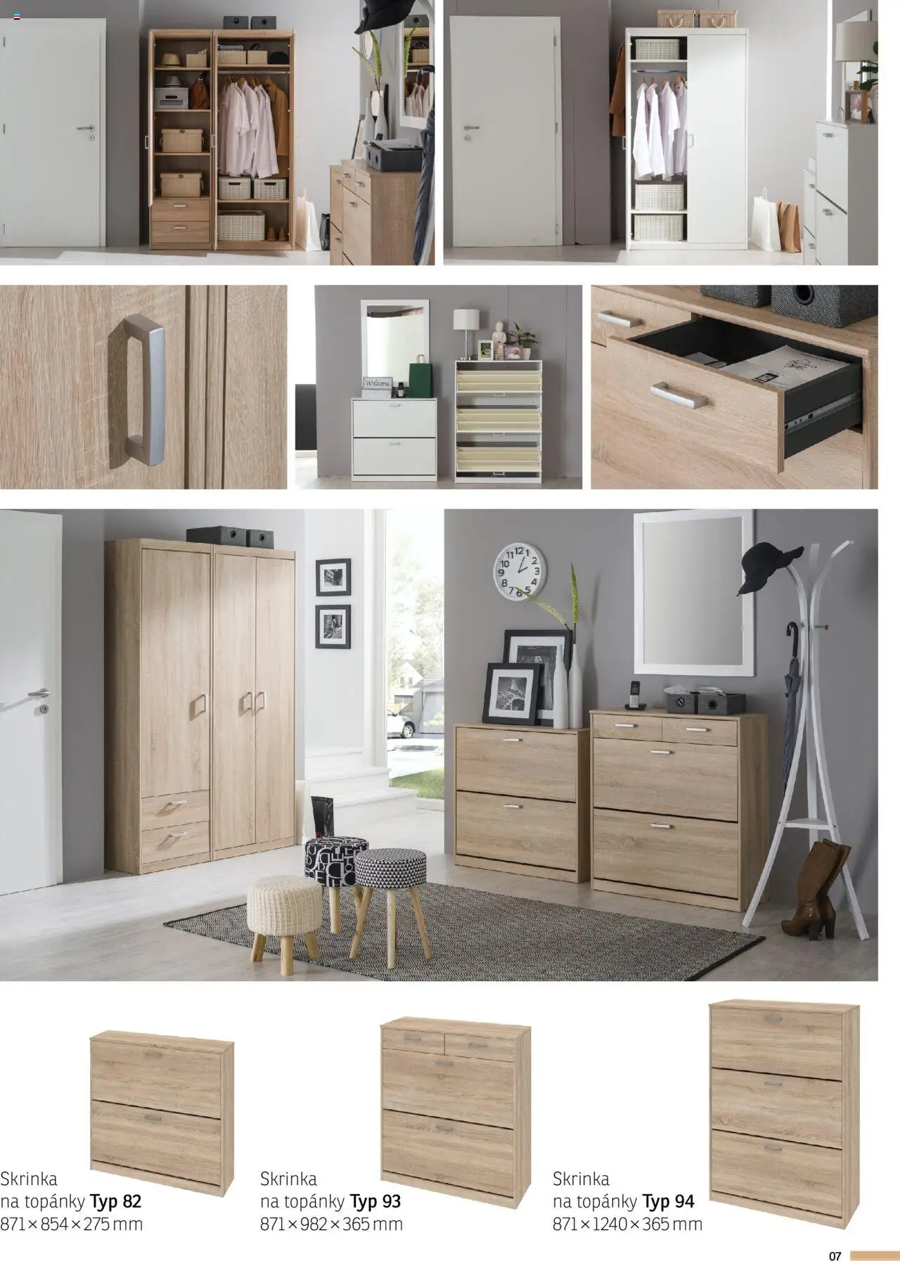 Nové ASKO nábytok akcie – leták je platný od 07.08.2024 | Strana: 7 | Produkty: Nábytok, Skrinka