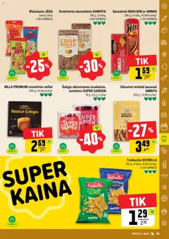 IKI akcijos nuo 08.09.2025 | Puslapis: 45 | Prekių: Sausainiai, Bananai, Vafliai, Traškučiai