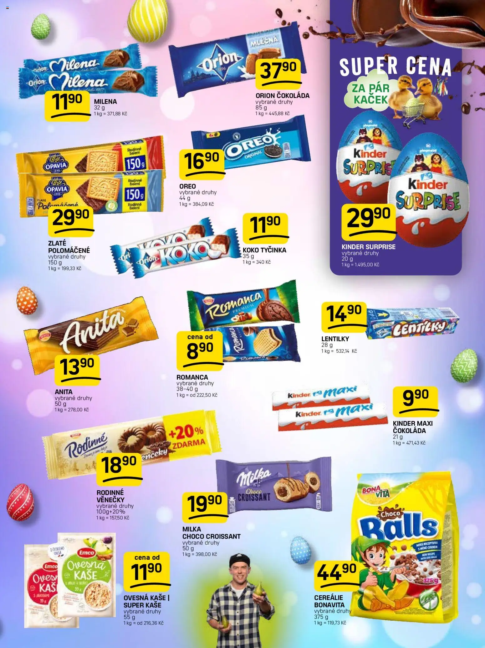 Flop leták od 11.03.2026 | Strana: 9 | Produkty: Milka, Ovesná kaše, Croissant, Oreo