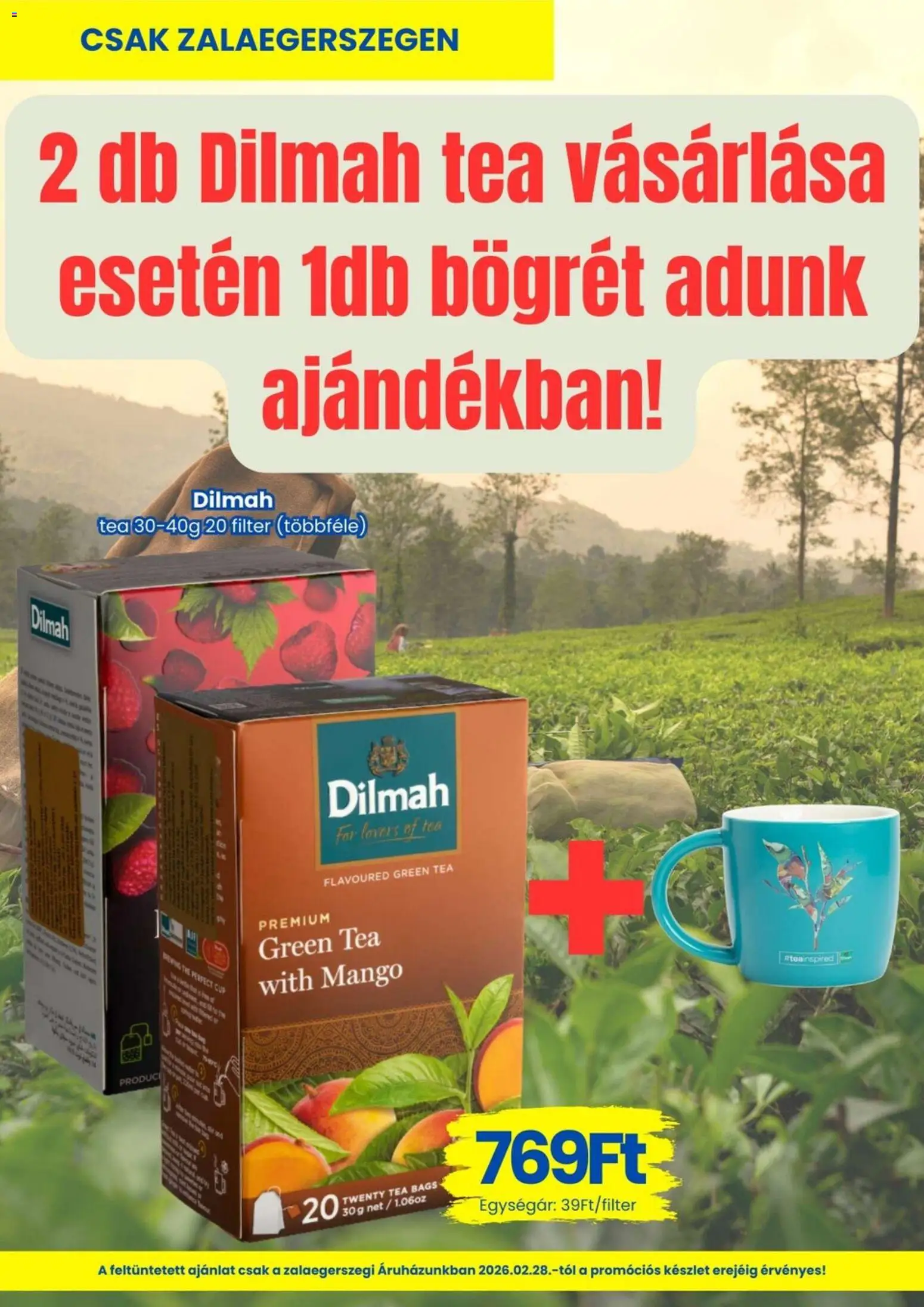 Magnetic akciós ujság - amely érvényes a következő dátumtól: 05.01.2026 | Oldal: 4 | Termékek: Tea, Mangó