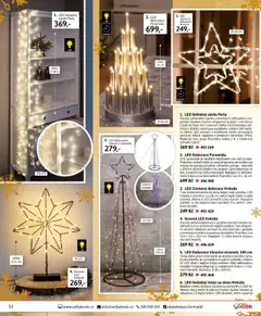 Náhled letáku Velký Košík katalog říjen od 01.10.2025 | Strana: 54 | Produkty: Závěs, Vánoční dekorace, LED, Dekorace