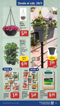 Vista previa GARDENLINE® Semillas de flores, Semillas de flores. válido desde el 23.03.2026 | Página: 21