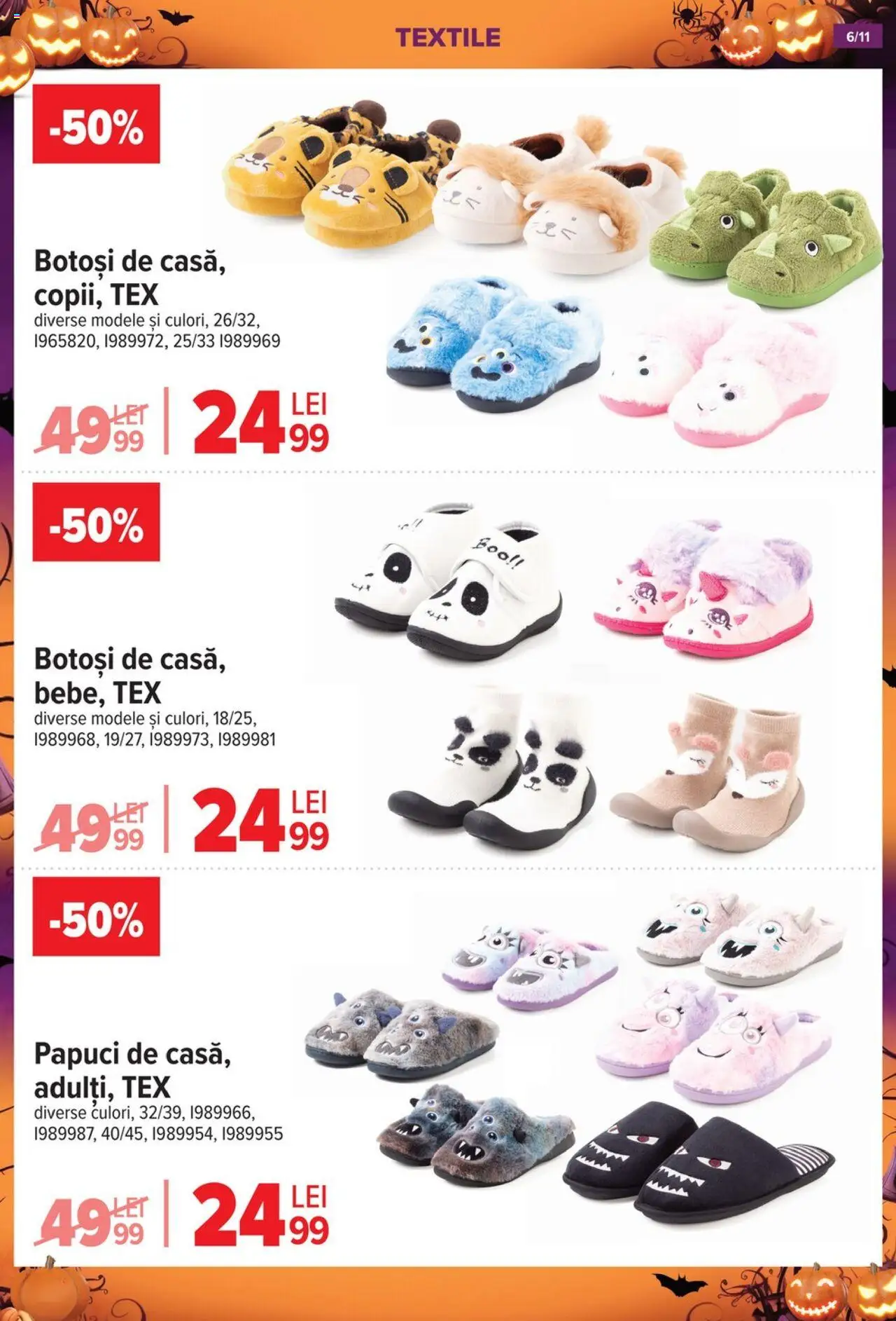Noul catalog Carrefour – valabil de la 15.10.2025 | Pagină: 6 | Produse: Papuci