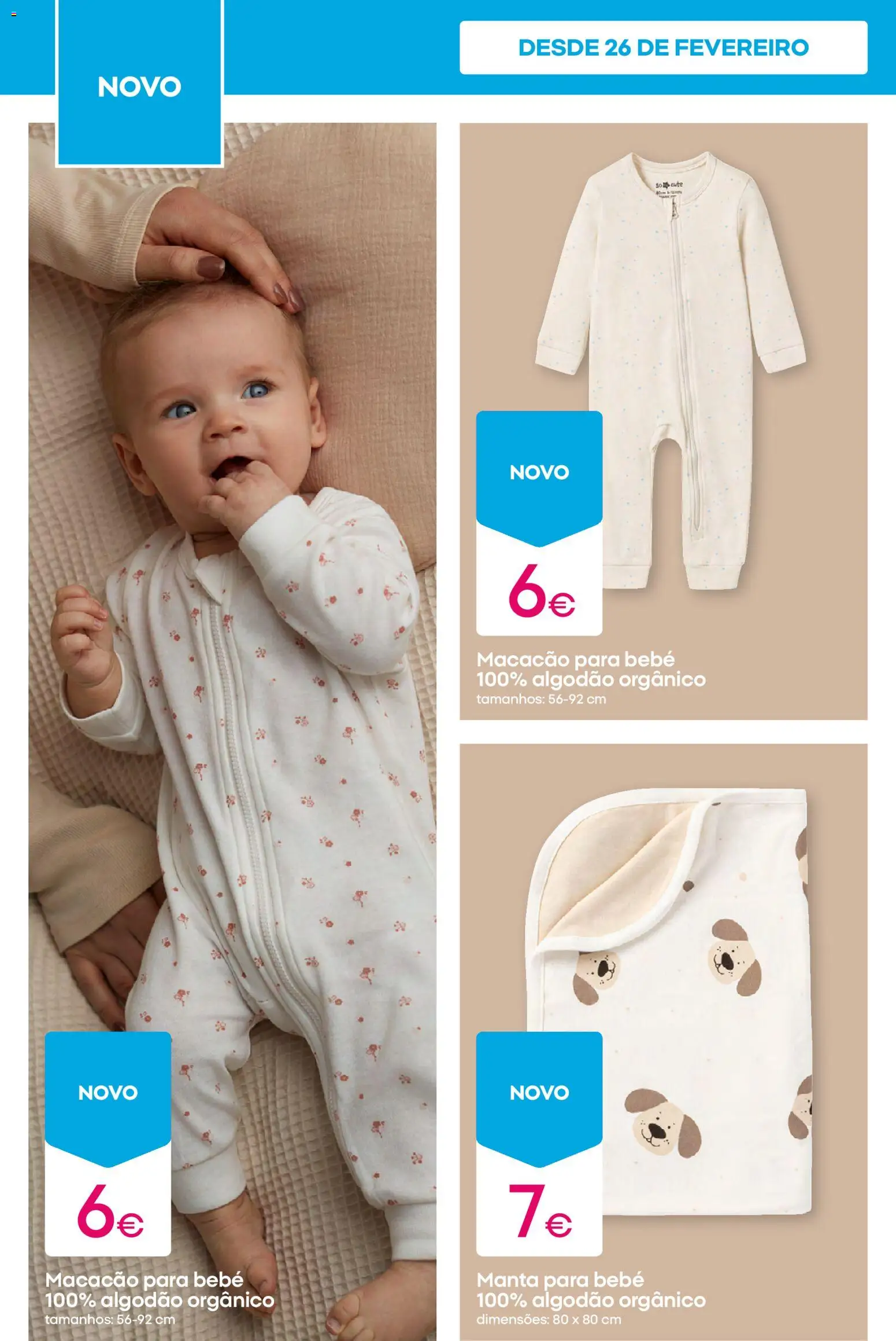 Pepco folheto │ válido de 26.02.2026 | Página: 6 | Produtos: Macacão, Algodão