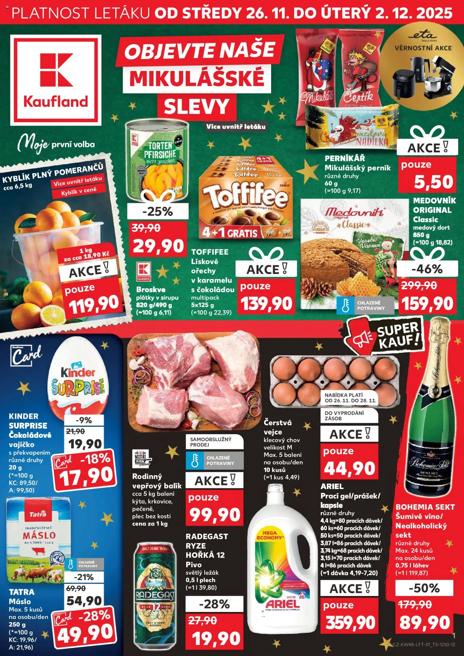 Kaufland leták od 26.11.2025 | Strana: 1