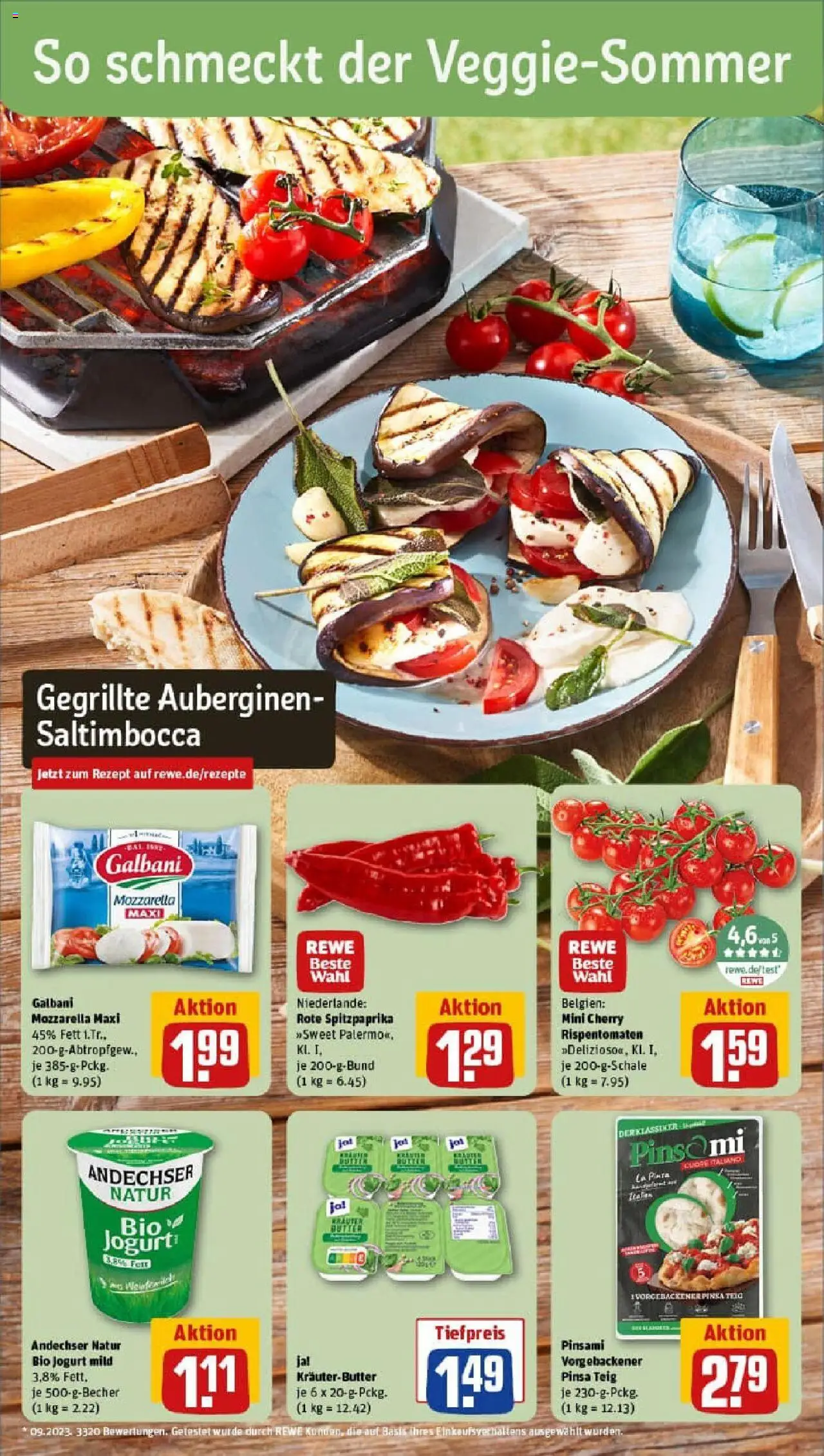 Rewe prospekt Nonnweiler / Otzenhausen	 - gültig ab dem 06.07.2025 | Seite: 4 | Produkte: Butter, Mozzarella, Kräuterbutter