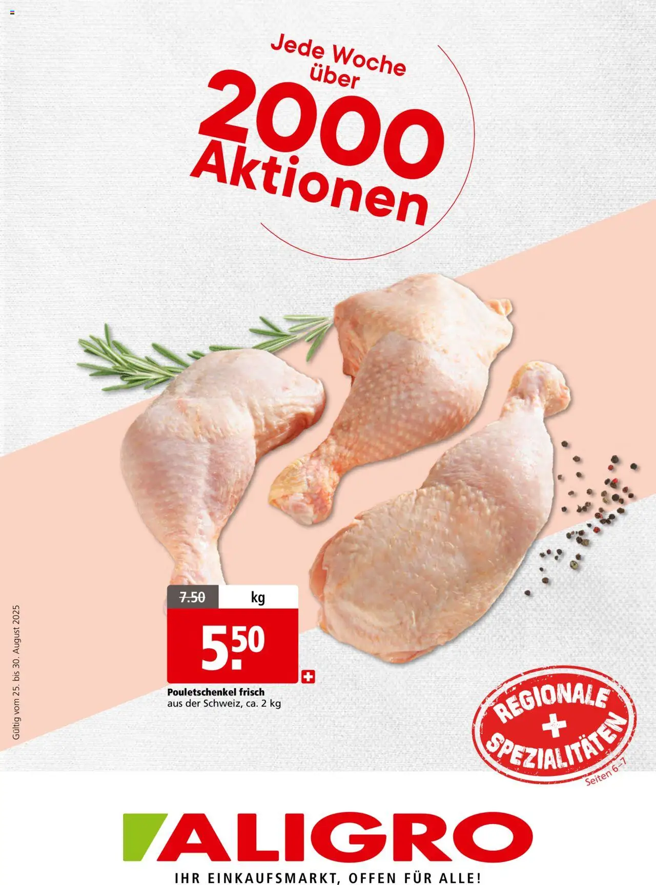Aligro Aktionen Gourmetkunden ab 25.08.2025 | Seite: 1