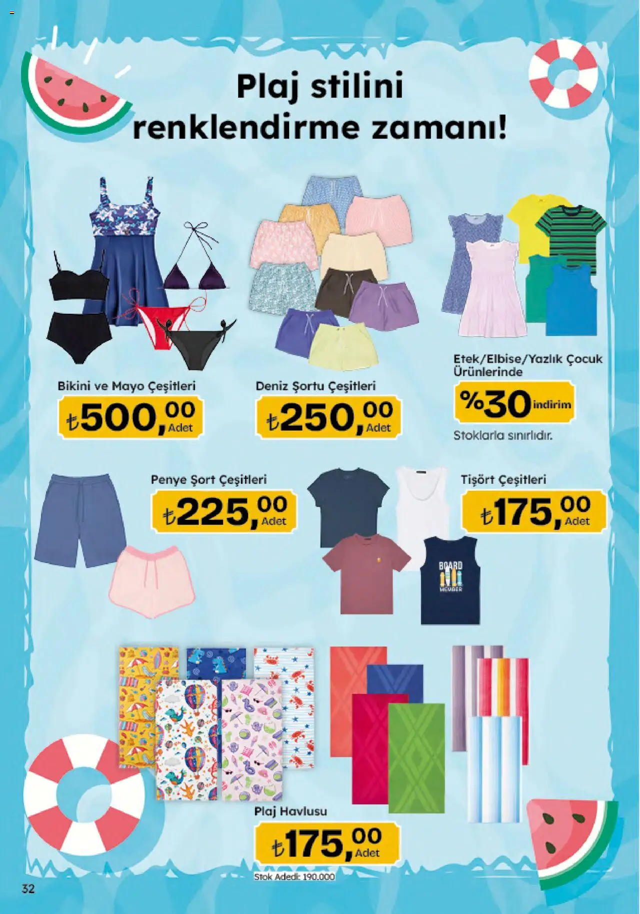 Migros Katalog - 5M Migroskop Dijital - 21.08.2025 tarihinden itibaren geçerlidir | Sayfa: 32 | Ürünler: Tişört, Şort, Mayo
