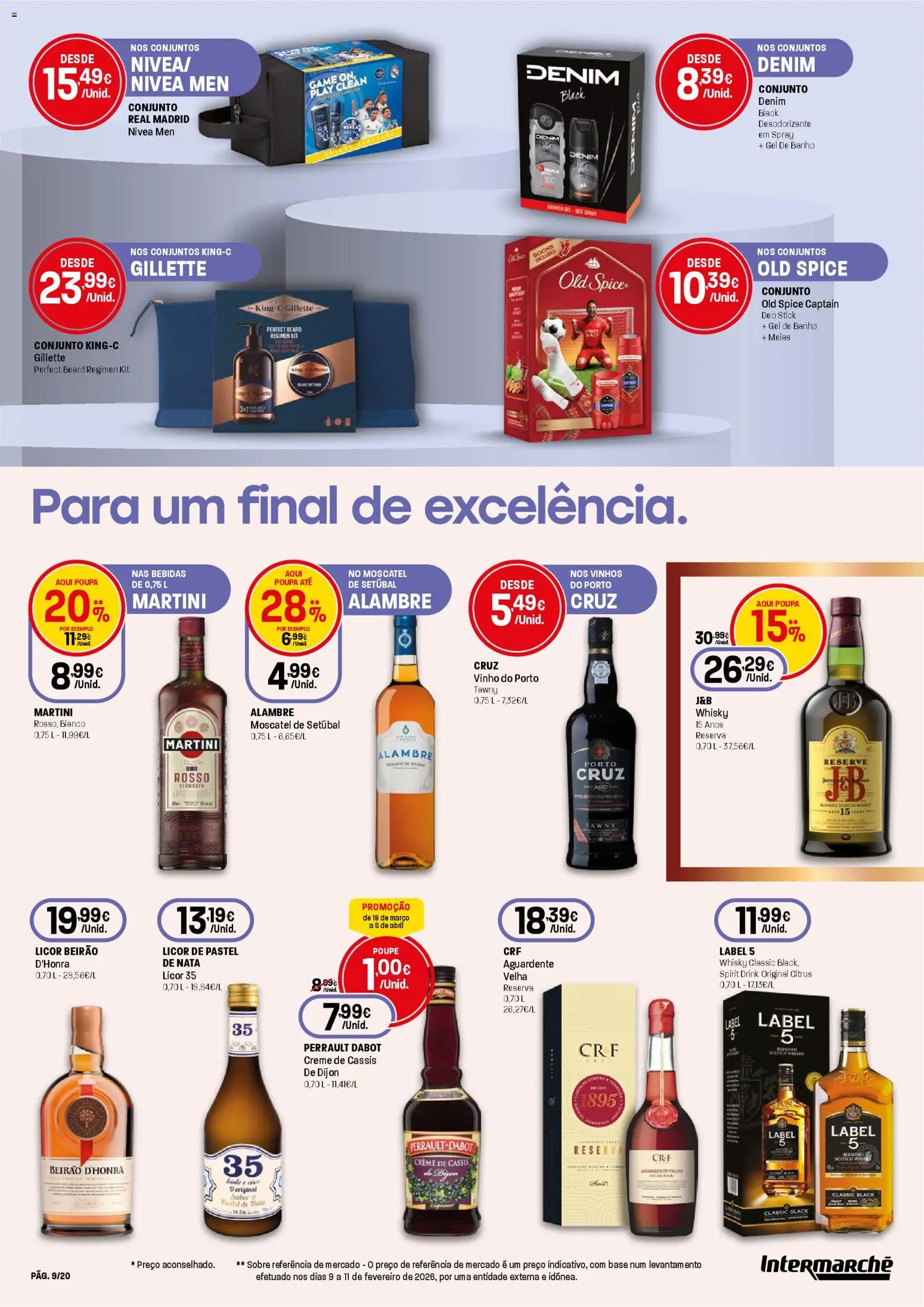Intermarché - Pascoa Contact │ válido de 19.03.2026 | Página: 9 | Produtos: Gel de banho, Licor, Banho, Nata