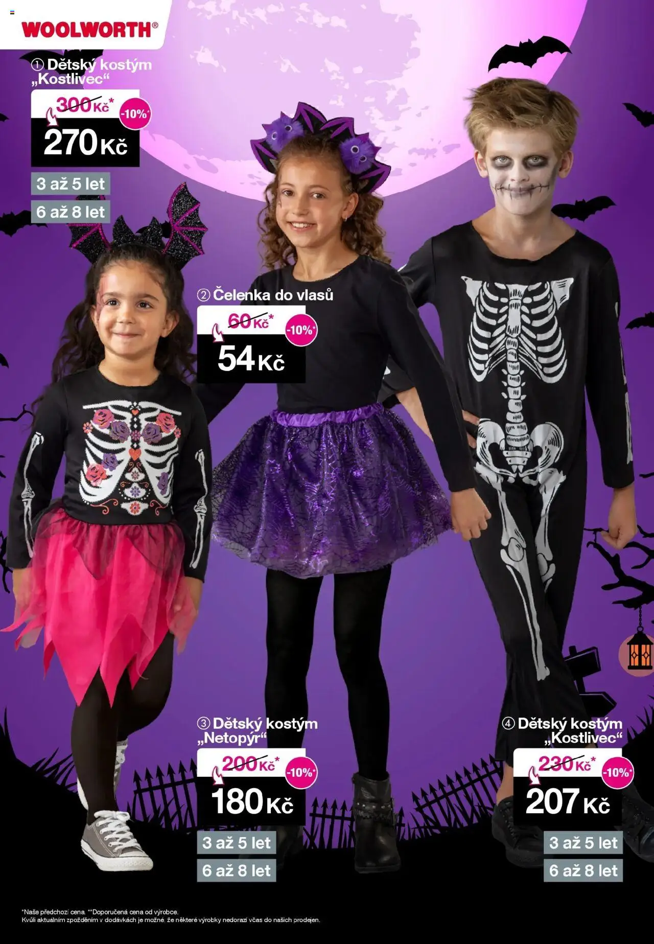 Woolworth leták - Česká Lípa od 10.10.2025 - akční nabídka | Strana: 9 | Produkty: Čelenka, Kostým