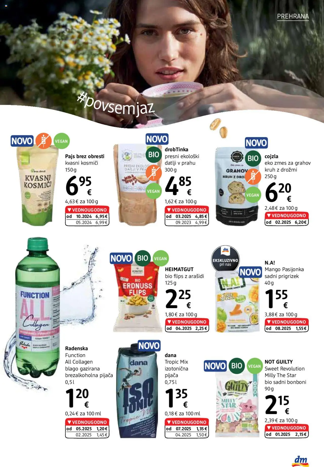 DM Drogerie Markt katalog │ velja od 01.08.2025 | Stran: 23 | Izdelki: Arašidi, Flips, Kruh, Kosmici