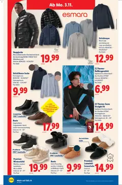 Lidl Aktionen ab 30.10.2025 gültig | Seite: 30 | Produkte: Steppjacke, Hausschuhe
