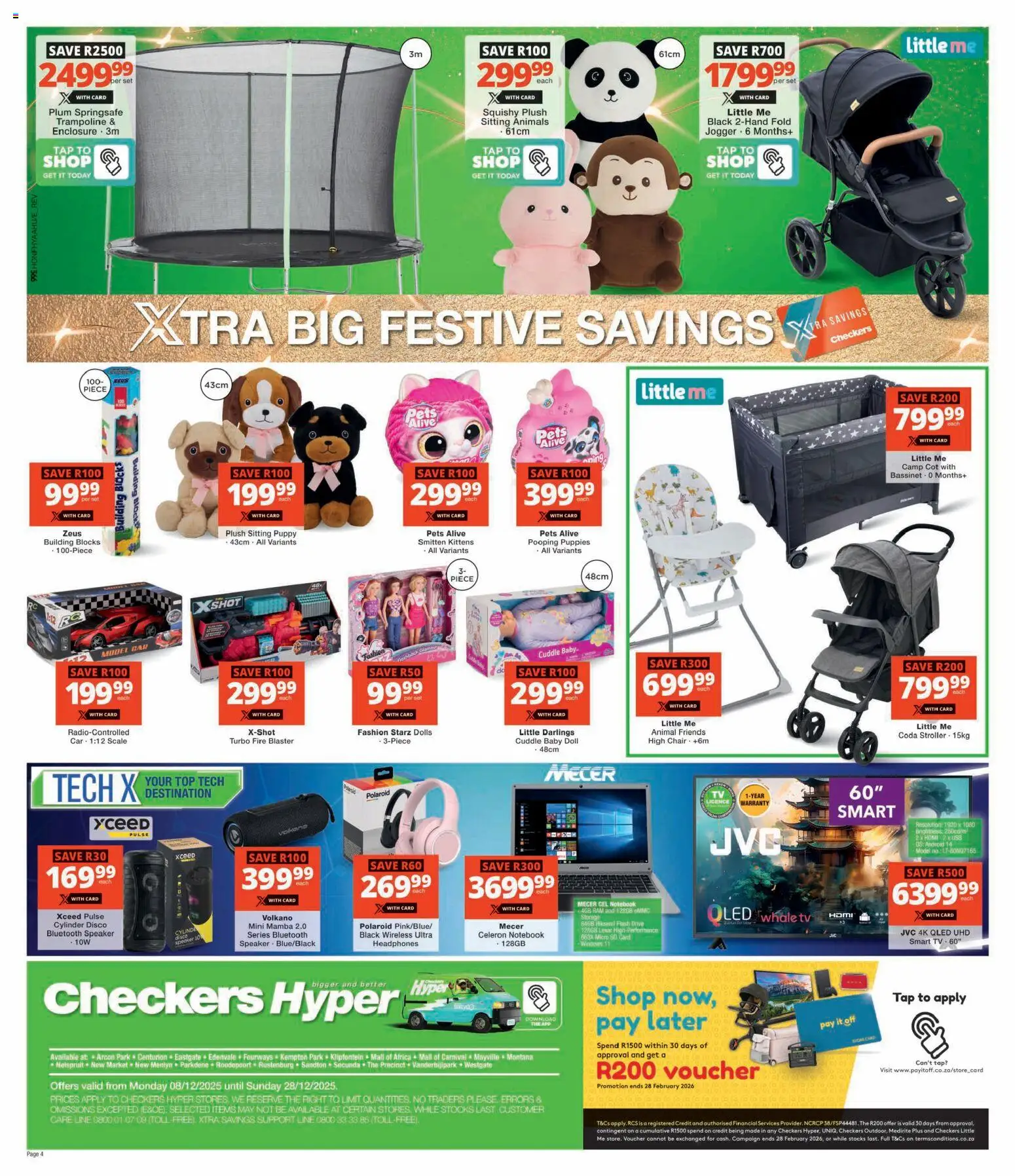 New Checkers catalogue – valid from 08.12.2025 | Page: 8 | Products: Notebook, Speaker, TV, Tap