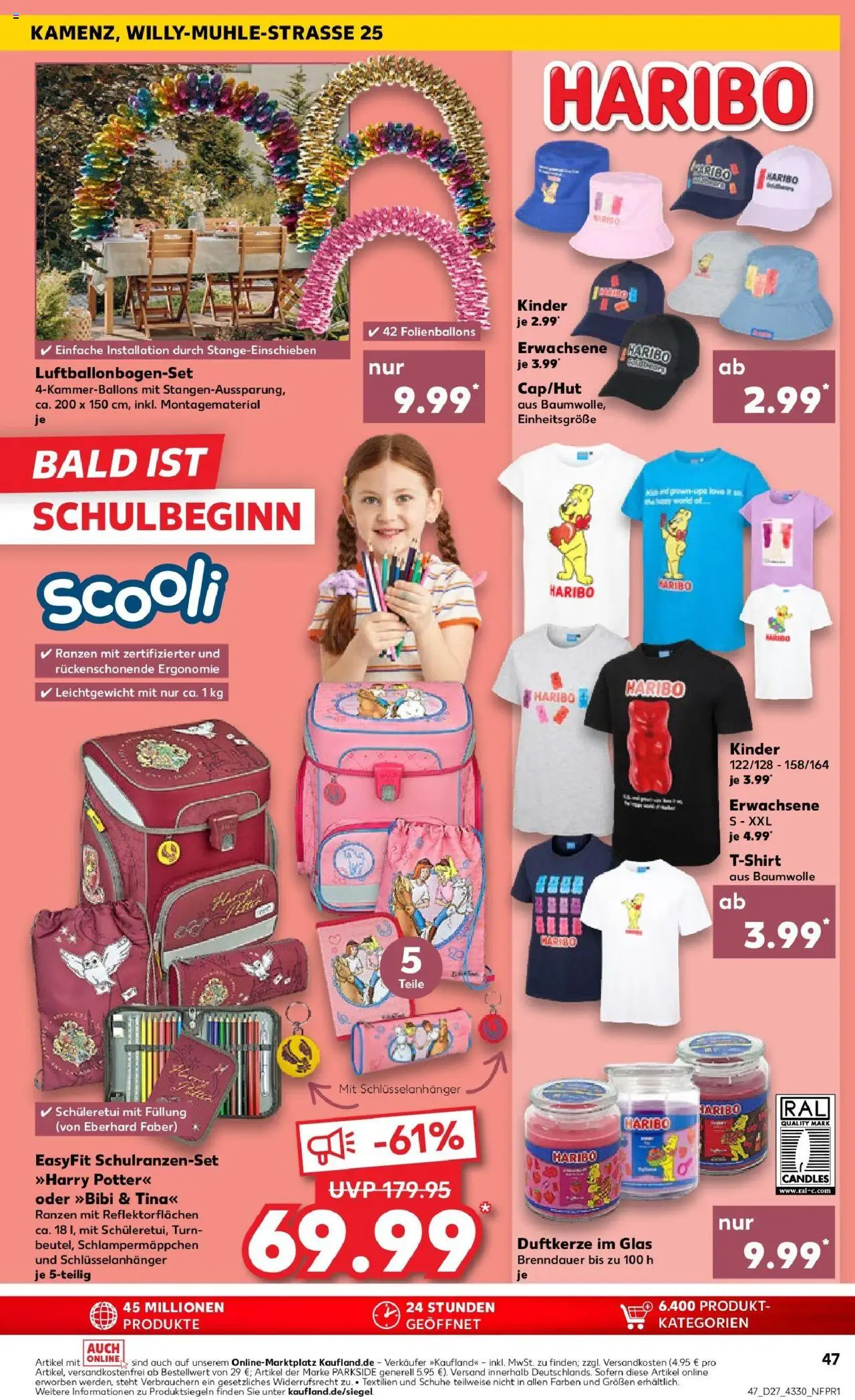 Kaufland prospekt Kamenz	 - gültig ab dem 03.07.2025 | Seite: 47 | Produkte: T-Shirt, Haribo