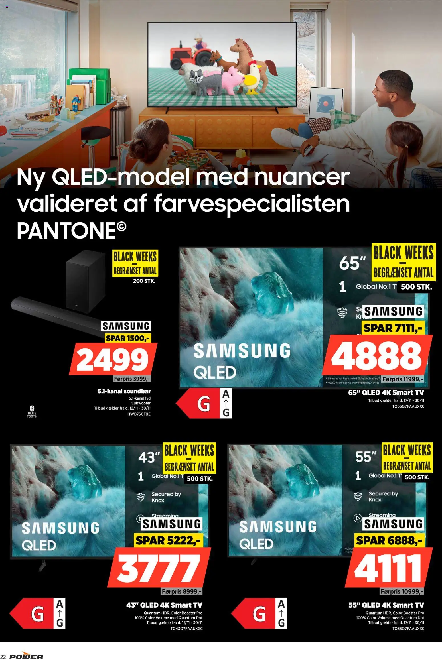 Power tilbudsavis – gyldig fra 28.11.2025 | Side: 22 | Produkter: Soundbar, Smart TV, TV, Lyd
