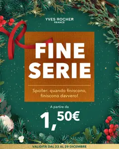 Anteprima del volantino Yves Rocher Fine Serie Natale catalogo valido a partire dal 23.12.2025