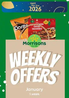 Preview of Morrisons - Weekly offers valid from 29.12.2025