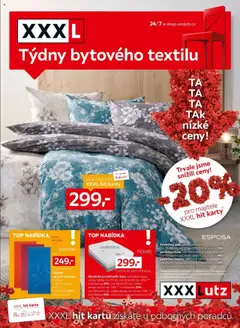 Náhled letáku XXXLutz leták - Týdny bytového textilu od 28.07.2025