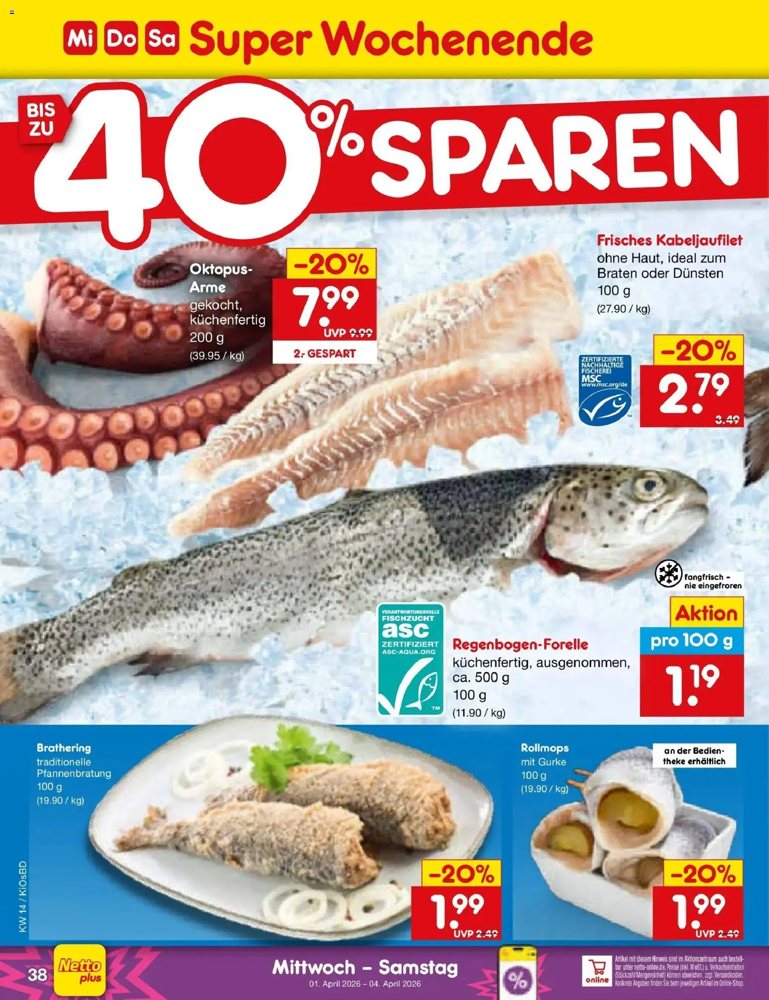 Netto Marken-Discount Prospekt Mistelbach	 – gültig ab 30.03.2026 | Seite: 52 | Produkte: Theke