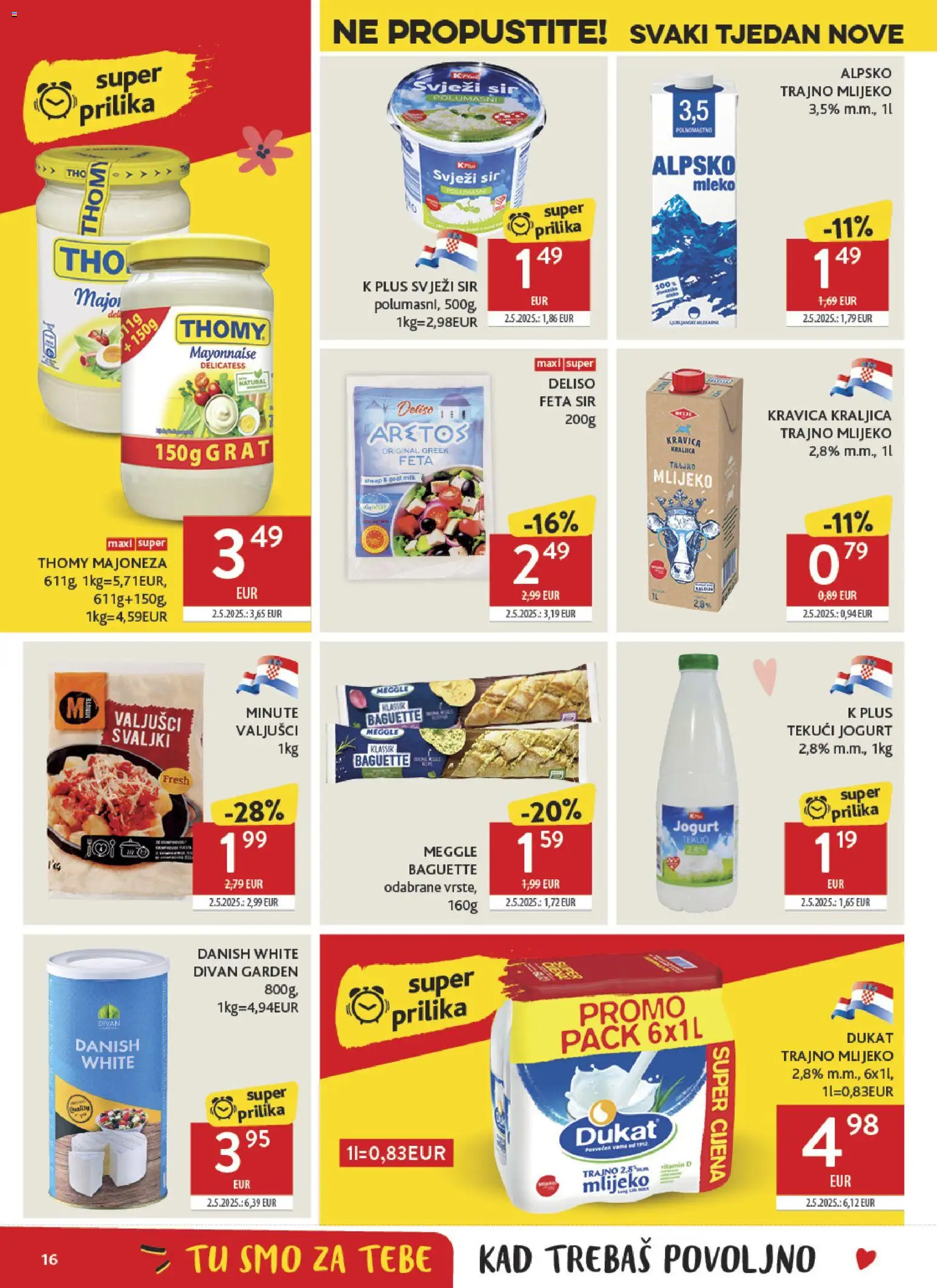 Konzum HR akciós ujság - amely érvényes a következő dátumtól: 01.04.2026 | Oldal: 16 | Termékek: Vitamin d