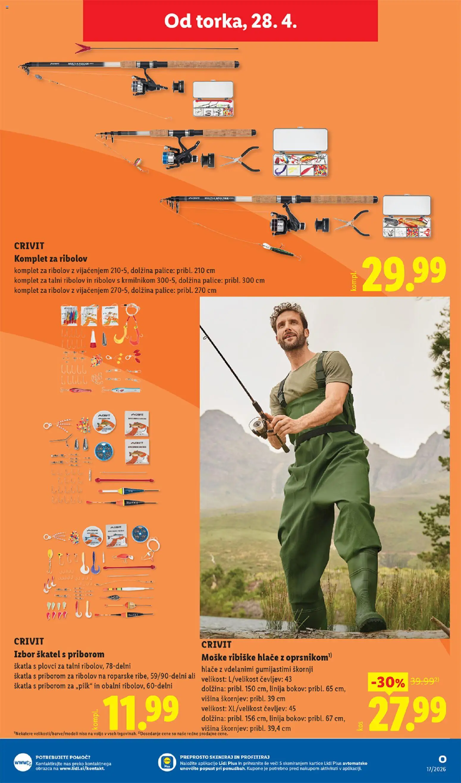 Novi Lidl katalog ponudbe – veljaven od 23.04.2026 | Stran: 55 | Izdelki: Škornji, Skatla, Hlace