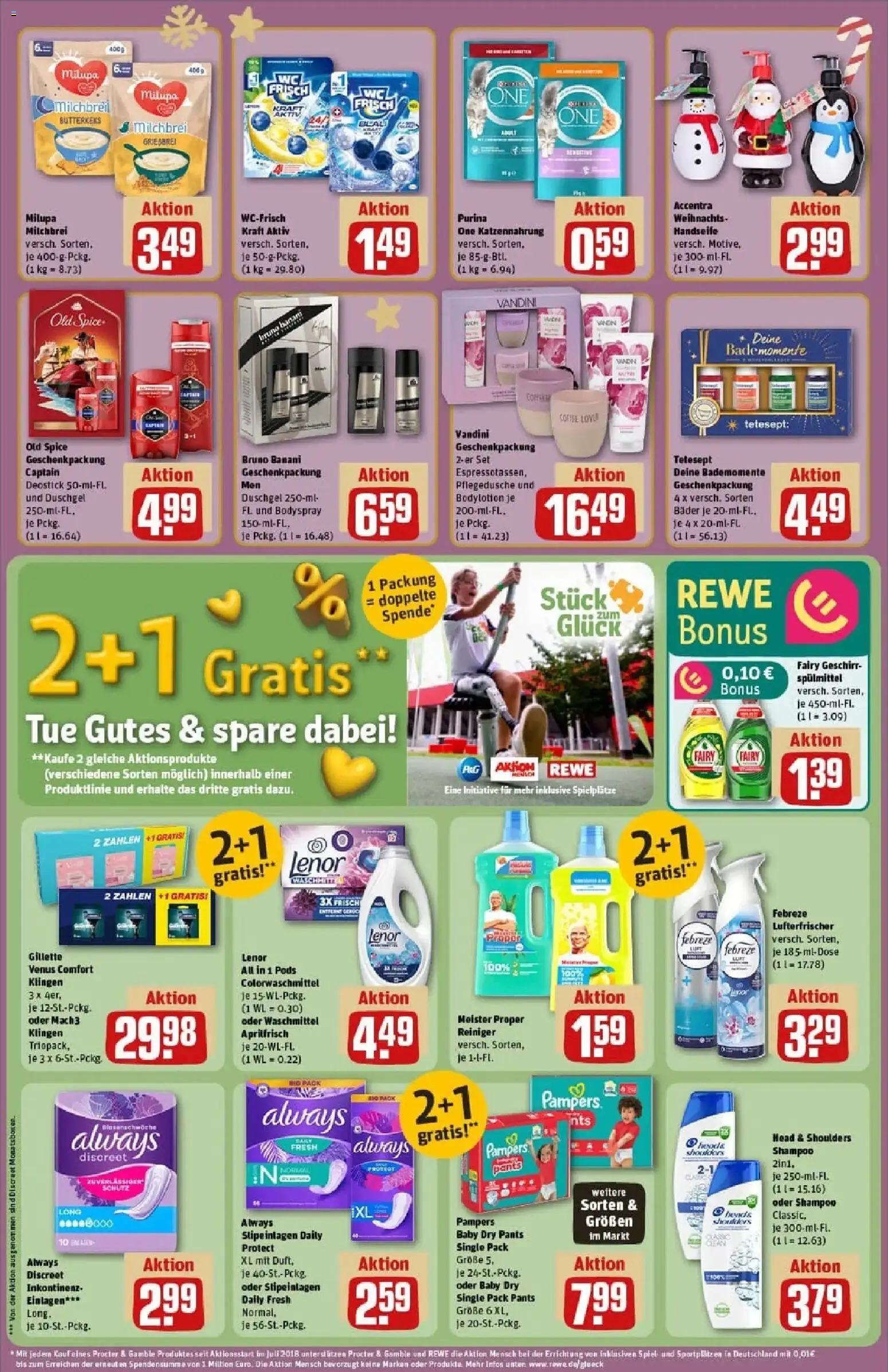 Rewe prospekt Simmerath	 – gültig ab 23.11.2025 | Seite: 30 | Produkte: Spiel, Shampoo, Waschmittel, Geschirrspülmittel
